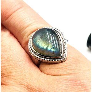 Generation Gems Labradorite Sterling Silver Ring Size 5.25